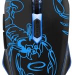 Esperanza Ποντίκι Ενσύρματο MX203 Scorpio Black EGM203G