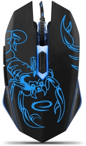 Esperanza Ποντίκι Ενσύρματο MX203 Scorpio Black EGM203G