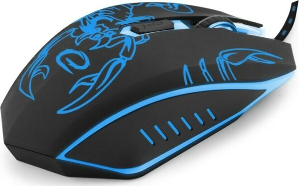 Esperanza Ποντίκι Ενσύρματο MX203 Scorpio Black EGM203G