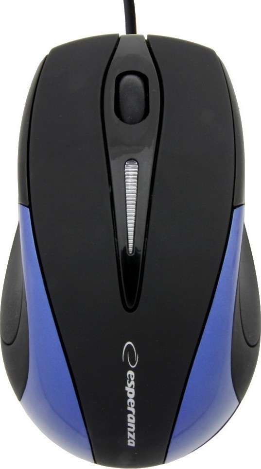 Esperanza Ενσύρματο Ποντίκι 3D Optical Mouse Sirius EM102B Black - Blue (5905784767048) Esperanza Ενσύρματο Ποντίκι 3D Optical Mouse Sirius EM102B Black - Blue (5905784767048)