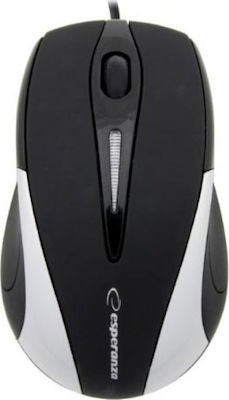 Esperanza Ενσύρματο Ποντίκι 3D Optical Mouse Sirius EM102S Black - Silver (5905784767031) Esperanza Ενσύρματο Ποντίκι 3D Optical Mouse Sirius EM102S Black - Silver (5905784767031)