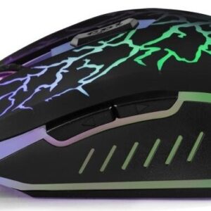 Esperanza Ενσύρματο Οπτικό Ποντίκι 6D Gaming USB MX211 Lightning EGM403G Black (5901299925560)