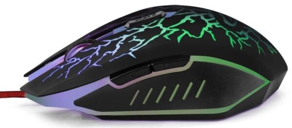 Esperanza Ενσύρματο Οπτικό Ποντίκι 6D Gaming USB MX211 Lightning EGM403G Black (5901299925560)