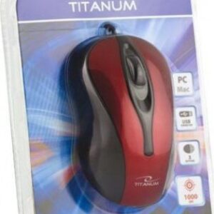 Esperanza Titanum Hornet 3D Wired Ενσύρματο Ποντίκι Κόκκινο (5905784769004)