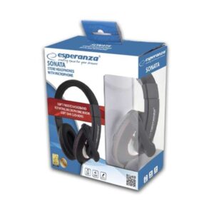 Esperanza Sonata Over Ear Gaming Headset με σύνδεση 2x3.5mm
