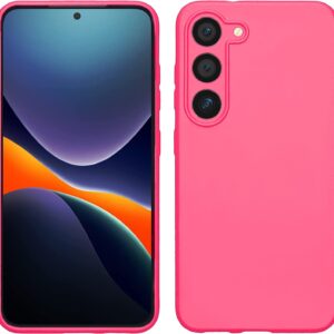 Samsung Galaxy S23 Plus 5G Θήκη Σιλικόνης Φούξια Soft Touch Silicone Rubber Soft Case Fuchsia