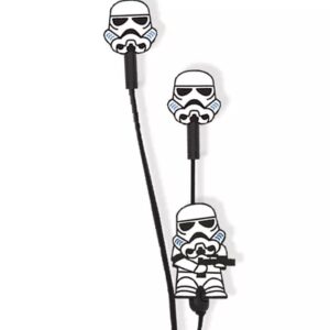 Handsfree Ακουστικά Disney Strormtrooper Head In-ear με Βύσμα 3.5mm Μαύρο