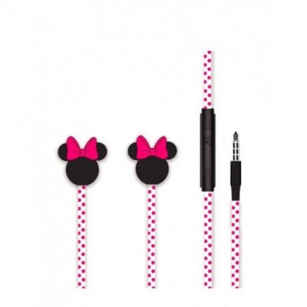 Handsfree Ακουστικά Disney Minnie Mouse Head In-ear με Βύσμα 3.5mm Μαύρο Handsfree Ακουστικά Disney Minnie Mouse Head In-ear με Βύσμα 3.5mm Μαύρο