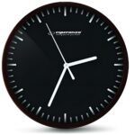 Esperanza Budapest Ρολόι Τοίχου Πλαστικό Μαύρο 20cm