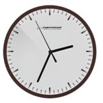 Esperanza Budapest Ρολόι Τοίχου Πλαστικό Λευκό 20cm