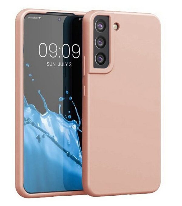 Forcell Samsung Galaxy S22 Plus 5G Soft Touch Θήκη Σιλικόνης - Brown