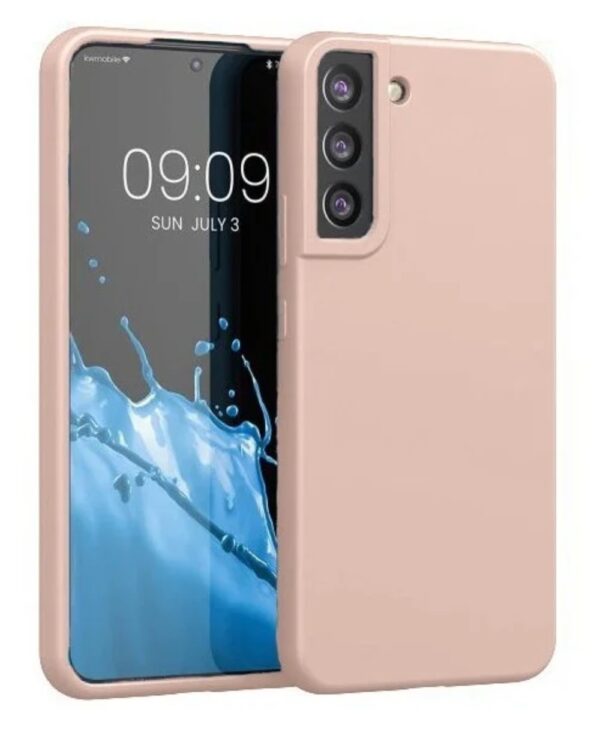 Forcell Samsung Galaxy S22 Plus 5G Soft Touch Θήκη Σιλικόνης - Beige