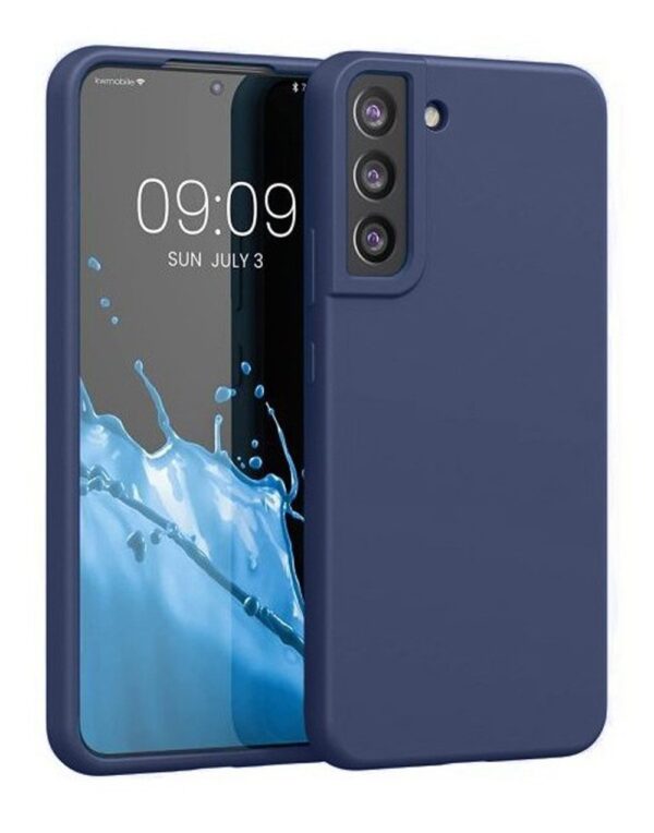 Forcell Samsung Galaxy S22 Plus 5G Soft Touch Θήκη Σιλικόνης - Navy Blue