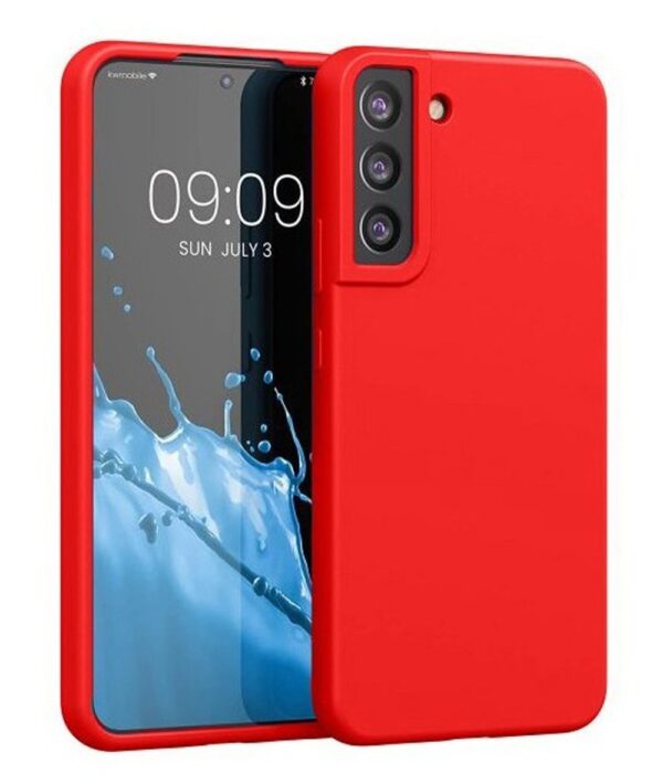 Forcell Samsung Galaxy S22 Plus 5G Soft Touch Θήκη Σιλικόνης - Red