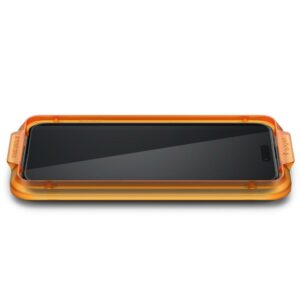 iPhone 15 Pro Max Spigen (x2.Pack) GLAS.tR ALIGNmaster Full Cover HD Premium Tempered Glass Screen Protector Black AGL06875