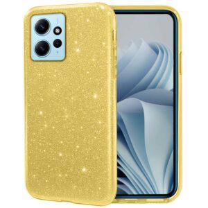 Xiaomi Redmi Note 12 4G Θήκη Σιλικόνης Glitter Silicone Case Gold