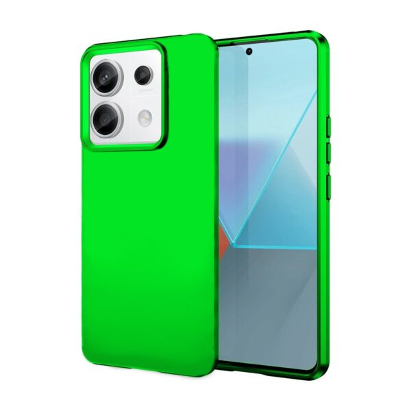 Xiaomi Redmi Note 13 5G Θήκη Σιλικόνης Λαχανί Soft Touch Silicone Rubber Soft Case Light Green
