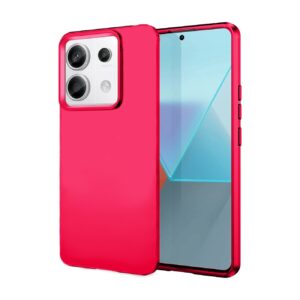 Xiaomi Redmi Note 13 5G Θήκη Σιλικόνης Φούξια Soft Touch Silicone Rubber Soft Case Fuchsia