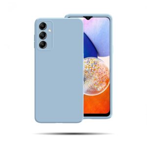 Samsung Galaxy A14 4G / A14 5G Θήκη Σιλικόνης Γαλάζιο Soft Touch Silicone Rubber Baby Blue