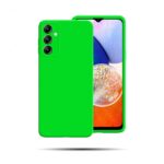 Samsung Galaxy A14 4G / A14 5G Θήκη Σιλικόνης Λαχανί Soft Touch Silicone Rubber Light Green
