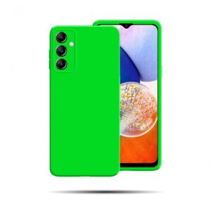 Samsung Galaxy A14 4G / A14 5G Θήκη Σιλικόνης Λαχανί Soft Touch Silicone Rubber Light Green