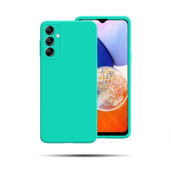Samsung Galaxy A14 4G / A14 5G Θήκη Σιλικόνης Βεραμάν Μέντας Soft Touch Silicone Rubber Mint