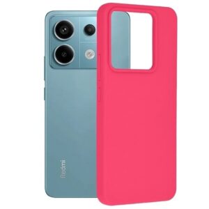 Forcell Xiaomi Redmi Note 13 Pro 5G / Poco X6 5G Soft Touch Θήκη Σιλικόνης - Fuchsia