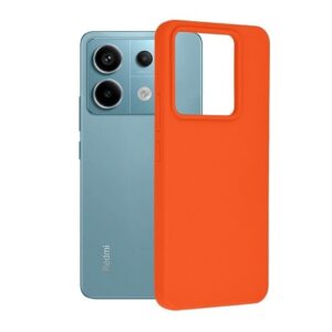 Forcell Xiaomi Redmi Note 13 Pro 5G / Poco X6 5G Soft Touch Θήκη Σιλικόνης - Orange