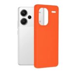 Forcell Xiaomi Redmi Note 13 Pro Plus 5G Soft Touch Θήκη Σιλικόνης - Orange