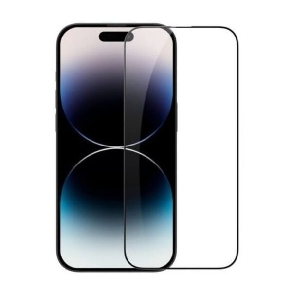 iPhone 15 Pro Max Προστασία Οθόνης με Μαύρο Περίγραμμα Wozinsky Full Glue Tempered Glass