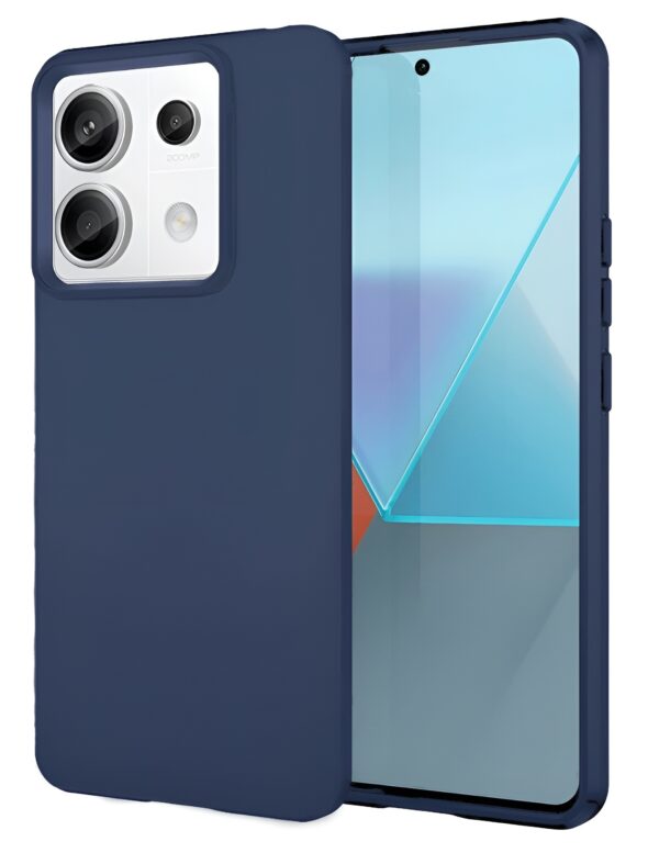 Forcell Xiaomi Redmi Note 13 5G Soft Touch Θήκη Σιλικόνης - Dark Blue