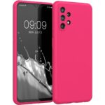 Samsung Galaxy A32 4G Θήκη Σιλικόνης Φούξια Soft Touch Silicone Rubber Soft Case Fuchsia