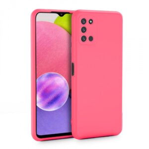 Samsung Galaxy A03s Θήκη Σιλικόνης Φούξια Soft Touch Silicone Rubber Soft Case Fuchsia