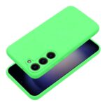 Samsung Galaxy S23 5G Θήκη Σιλικόνης Λαχανί Soft Touch Silicone Rubber Soft Case Light Green
