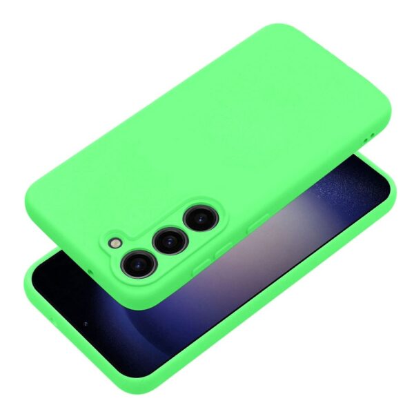 Samsung Galaxy S23 5G Θήκη Σιλικόνης Λαχανί Soft Touch Silicone Rubber Soft Case Light Green