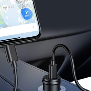 Φορτιστής Αυτοκινήτου USAMS C14 1x Type-C 3A 18W Μεταλλικός Γκρι