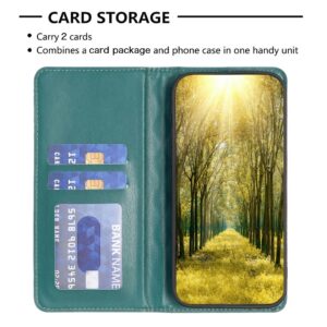 Xiaomi Redmi Note 13 Pro 5G / Poco X6 5G Θήκη Βιβλίο Πράσινο Diamond Lattice Magnetic Flip Phone Case Green