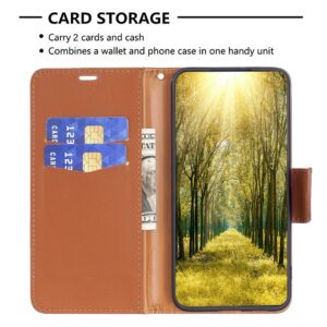 Xiaomi Redmi Note 13 Pro Plus 5G Θήκη Βιβλίο Καφέ Litchi Texture Pure Color Phone Case Brown