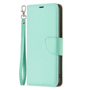 Xiaomi Redmi Note 13 Pro Plus 5G Θήκη Βιβλίο Πράσινο Litchi Texture Pure Color Phone Case Green
