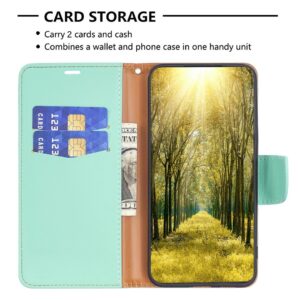Xiaomi Redmi Note 13 Pro Plus 5G Θήκη Βιβλίο Πράσινο Litchi Texture Pure Color Phone Case Green