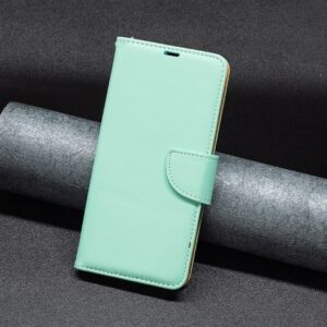 Xiaomi Redmi Note 13 Pro Plus 5G Θήκη Βιβλίο Πράσινο Litchi Texture Pure Color Phone Case Green