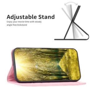 Xiaomi Redmi Note 13 Pro 5G / Poco X6 5G Θήκη Βιβλίο Ροζ Diamond Lattice Magnetic Flip Phone Case Pink