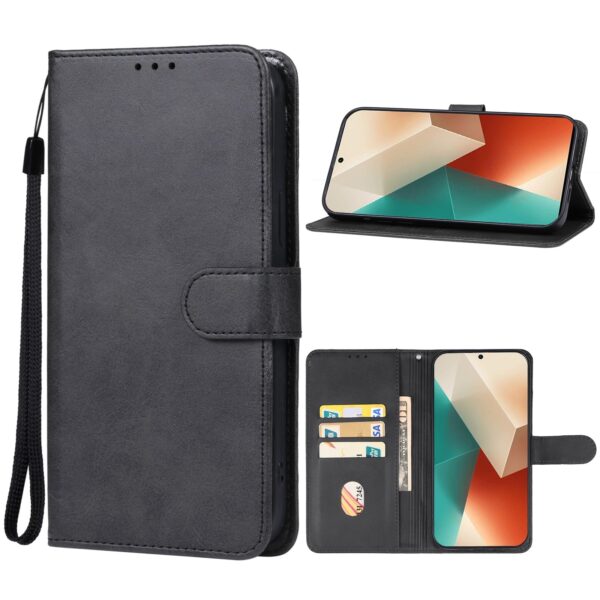 Xiaomi Redmi Note 13 5G Θήκη Βιβλίο Μαύρο Phone Case Black