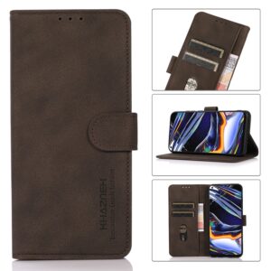 Xiaomi Redmi Note 13 Pro 5G / Poco X6 5G Θήκη Βιβλίο Καφέ KHAZNEH Retro Texture Flip Phone Case Brown