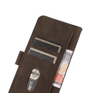 Xiaomi Redmi Note 13 Pro 5G / Poco X6 5G Θήκη Βιβλίο Καφέ KHAZNEH Retro Texture Flip Phone Case Brown