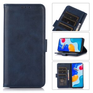 Xiaomi Redmi Note 13 Pro 5G / Poco X6 5G Θήκη Βιβλίο Μπλε Cow Texture Phone Case Blue