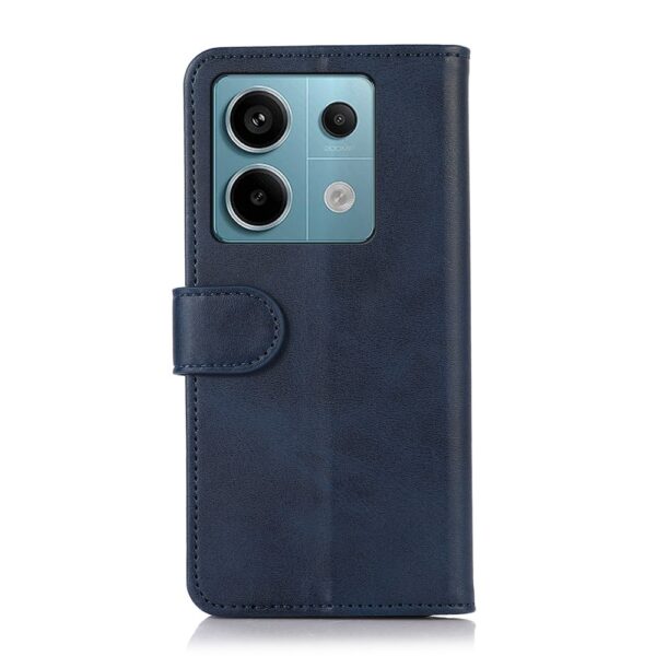 Xiaomi Redmi Note 13 Pro 5G / Poco X6 5G Θήκη Βιβλίο Μπλε Cow Texture Phone Case Blue