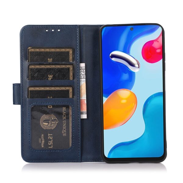 Xiaomi Redmi Note 13 Pro 5G / Poco X6 5G Θήκη Βιβλίο Μπλε Cow Texture Phone Case Blue
