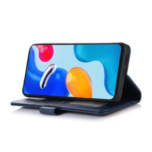 Xiaomi Redmi Note 13 Pro 5G / Poco X6 5G Θήκη Βιβλίο Μπλε Cow Texture Phone Case Blue