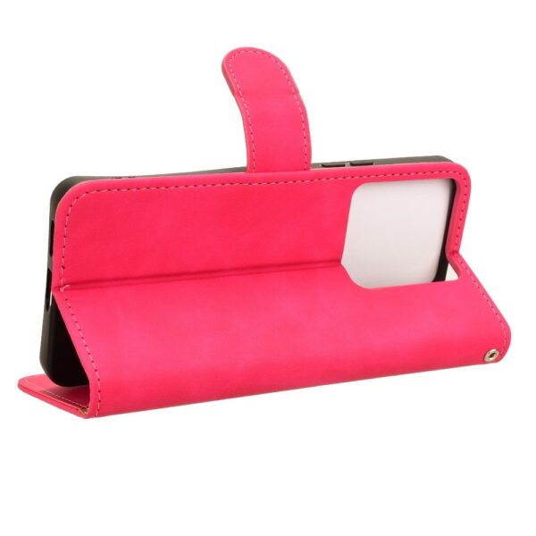 Xiaomi Redmi Note 13 Pro 5G / Poco X6 5G Θήκη Βιβλίο Φούξια Skin Feel Magnetic Flip Phone Case Fuchsia